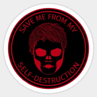 Boy Division Gee Skull Sticker